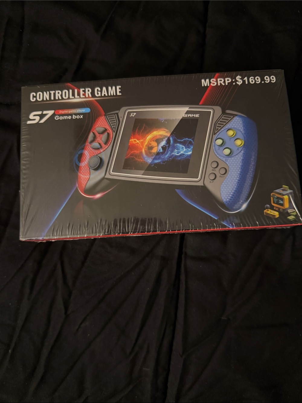 Handheld Game Console Controller - Red & Blue